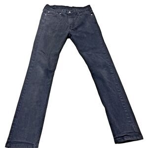 Levi's 510 33x34 | Straight Leg Distressed Black Denim Jeans Punk Emo Grunge